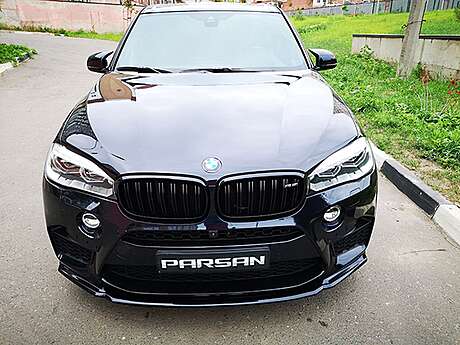 Front Bumper Splitter Parsan PA-Х5МF85-SB01 BMW X5 M (F85) / X6 M (F86)