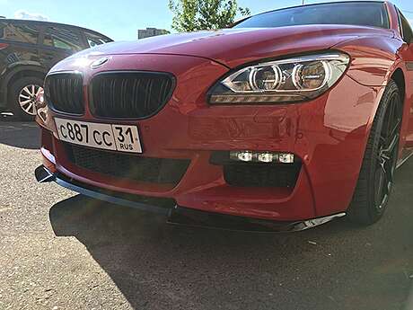 Front Bumper Splitter Parsan PA-B6F13-SB01 BMW (F12/F13/F06) M-Sport