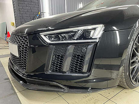 Carbon Front Bumper Spoiler Parsan PT-R84S-FS01 AUDI R8 4S