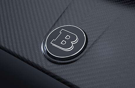 Emblem Front Logo Hood Brabus Mercedes-Benz