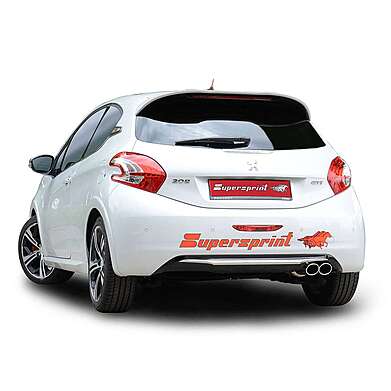 Exhaust System Superspint PEUGEOT 208 GTI 1.6i 16v (200 Hp) 2013 -> 2015