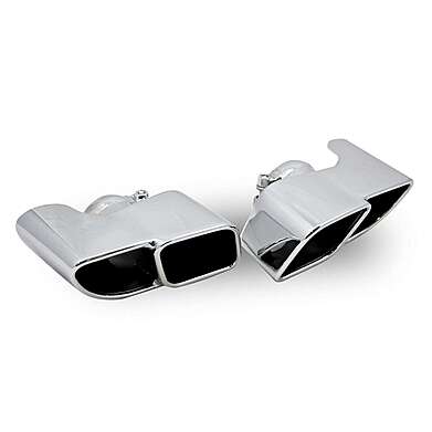 Porsche 911 997.1 Carrera Chrome Finish Tailpipes