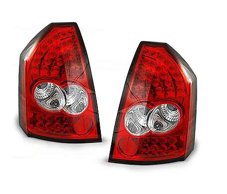 Luces traseras diodo rojo para Chrysler 300C 2005-2007