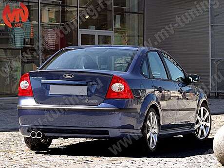 Faldón de parachoques trasero "MS" Ford Focus 2 (sedán) (2004-2008)