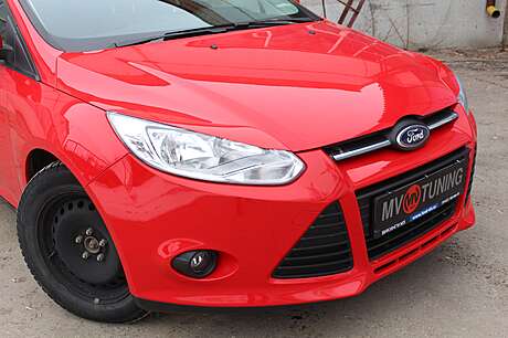 Pestañas en faros var №2 estrecho Ford Focus 3 (2012-2014)