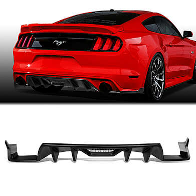 Rear Bumper Diffuser Ford Mustang 2015-2018