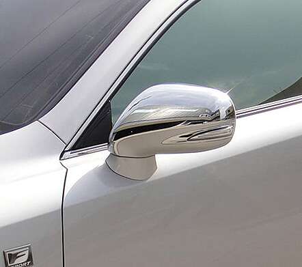 Cubiertas para espejos cromadas IDFR 1-LS302-05C para Lexus IS250 2008-2013