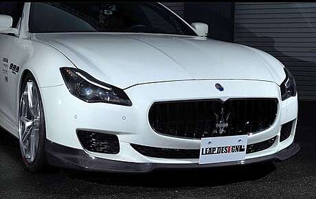 Cubiertas de parachoques delantero (carbono) Leap Design para Maserati Quattroporte 2013+ (original, Japón)