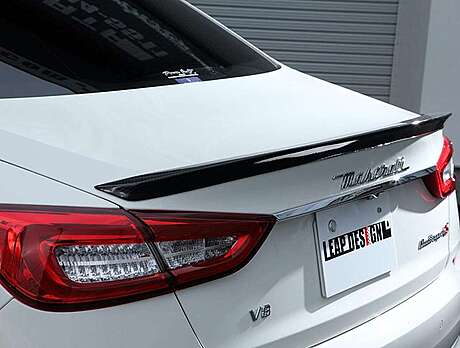 Spoiler de tapa de maletero (carbono) Leap Design para Maserati Quattroporte 2013+ (original, Japón)