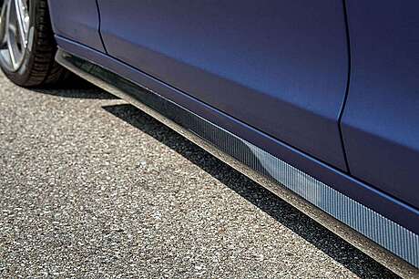 Umbrales de puerta (carbono) Novitec para Maserati Quattroporte 2013+ (original, Italia)