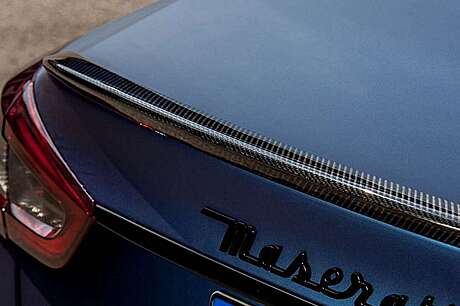 Spoiler de tapa de maletero (carbono) Novitec para Maserati Quattroporte 2013+ (original, Italia)