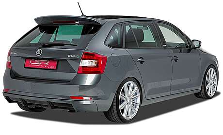 Cubierta de parachoques trasero CSR Automotive HA173 para Skoda Rapid Spaceback 2012-2017