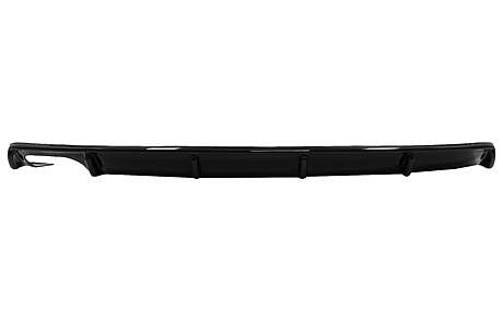 Rear Bumper Valance Air Diffuser suitable for Skoda Octavia II (2004-2009) Piano Black