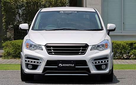 Parachoques delantero con óptica LED Kenstyle para Subaru XV en carrocería GP.