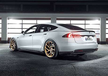 Spoiler de tapa de maletero (carbono) Novitec T6 X00 53 para Tesla Model S (original, Alemania)