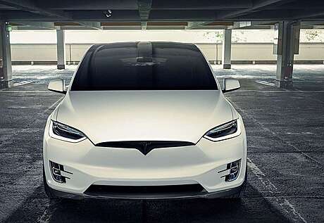 Spoiler de parachoques delantero (carbono) Novitec T6 X00 40 para Tesla Model X (original, Alemania)