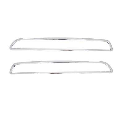 Chrome Rear Fog Light Lamp Frame Taillight Cover Trim 2pcs Audi Q5 2009-2016