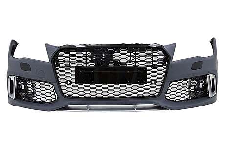 Front Bumper suitable for Audi A7 4G Pre-Facelift (2010-2014) RS7 Design With Grille