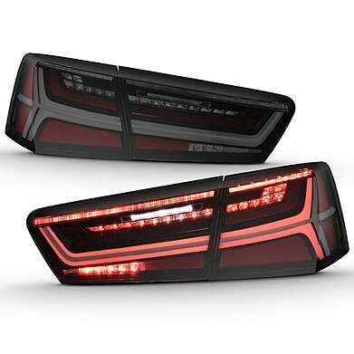 Tail Lights Led Red Smoke Anzo 321351 Audi A6 / S6 2012-2018