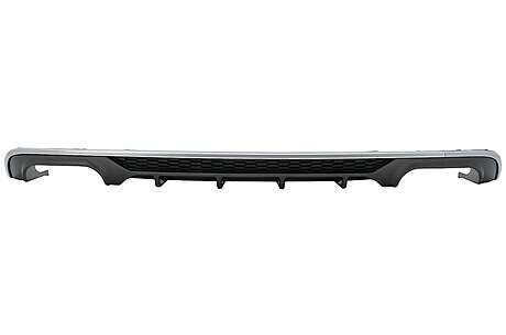 Rear Bumper Valance Diffuser suitable for Audi A3 8V Facelift Sedan Convertible (2016-2019) Standard Bumper SE S3 Design