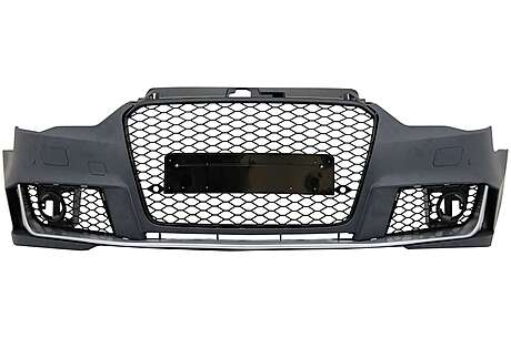 Front Bumper suitable for AUDI A3 8V (2012-2015) Sedan/ Saloon / Convertible RS3 Brilliant Black Design