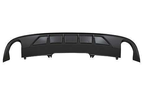 Rear Bumper Valance Diffuser suitable for Audi A4 B9 8W Sedan Avant (2016-2018) Sport Design For Standard Edition