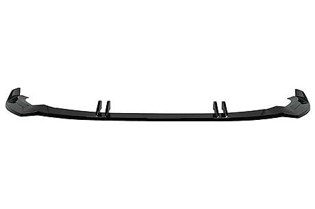 Front Bumper Add-On Spoiler Lip suitable for Audi A5 F5 (2017-2019) Piano Black