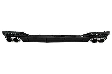 Rear Bumper Valance Air Diffuser suitable for Audi A5 F5 Facelift S-Line (2020-Up) Piano Black