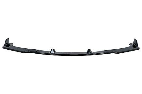 Front Bumper Add-On Spoiler Lip suitable for BMW 3 Series E90 E91 LCI (2008-2011) Limo Touring Piano Black