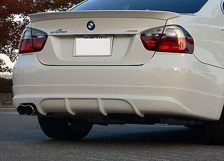 Rear Bumper Diffuser for BMW 3 E90 / E91 2005-2012 SE