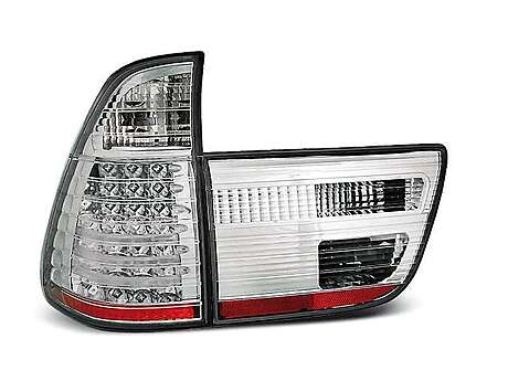 Tail Lights LED Chrome BMW X5 E53 2000-2003