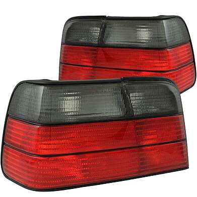 Rear Tail Lights Smoke Anzo 221200 BMW E36 4DR 1992-1998