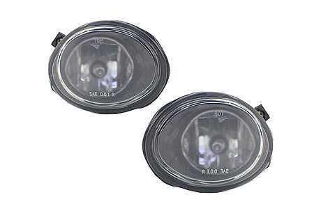 Fog Lights Clear Chrome suitable for BMW E46 (1998-2003) E39 (1996-2002) Sport Version