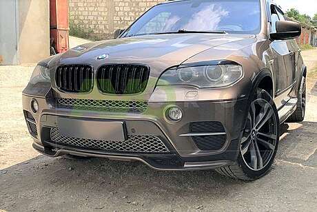 Front Spoiler Splitter for BMW X5 E70 LCI Aero 2010-2014