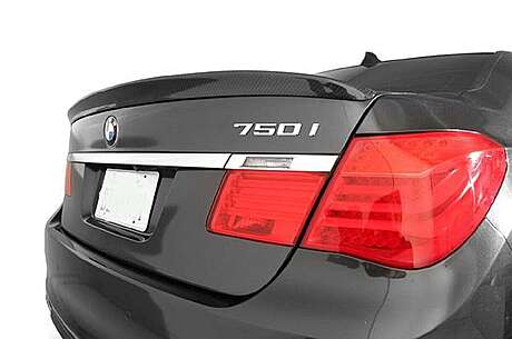 Spoiler de tapa de maletero de fibra de carbono para BMW F01/ F02 Serie 7 2010-2015