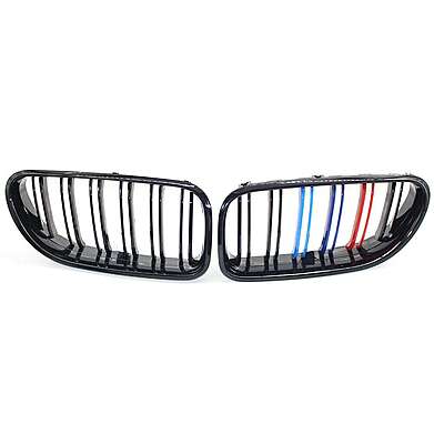 M-Color Gloss Black Grille M6 STYLE 2 Slat Grill BMW F06 F12 F13 2012-2017