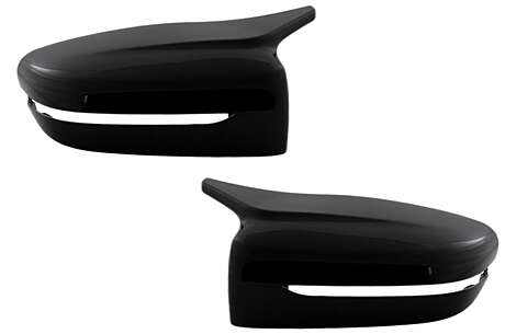 Mirror Covers suitable for BMW 5 Series G30 G31 G38 (2017-up) 6 Series G32 (2017-up) 7 Series G11 G12 (2015-up) 8 Series G14 G15 (2017-up) M Sport Design Glossy Black LHD