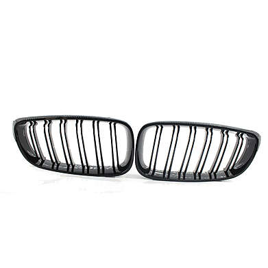 Front Bumper Central Grill Glossy Black M Performance BMW 3 Series GT F34 2014-2017