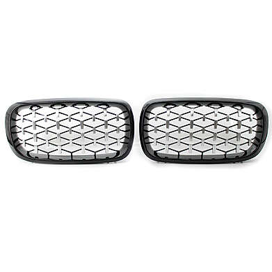 Front Grill Daimond Style BMW F15 X5 X5M X6 F16 2013-2018