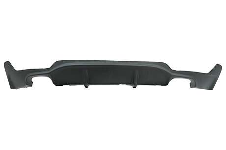 Rear Bumper Diffuser suitable for BMW F32 F33 F36 (2013-) Coupe Cabrio 4 Series M Performance Design Twin Double Outlet