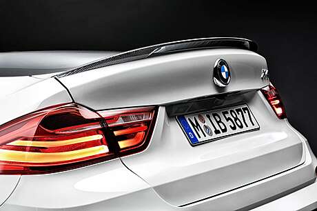 Spoiler de tapa de maletero de fibra de carbono M Performance 51622351154 para BMW F26 X4 2014-2017