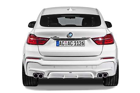 Difusor de parachoques trasero AC Schnitzer para BMW X4 F26 M-Sport (original, Alemania)