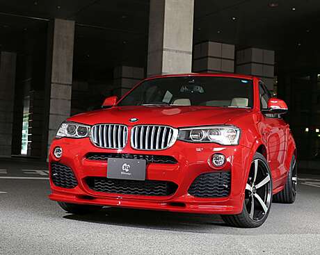 Front Lip Spoiler 3D Design for BMW X4 F26 M-Sport (Original, Japan)