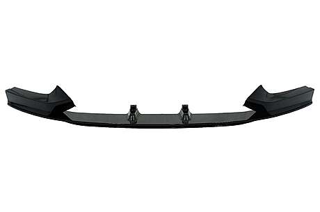 Front Bumper Spoiler Lip suitable for BMW 2 Series F22 F23 (2013-) Coupe Cabrio M-Performance Design Piano Black