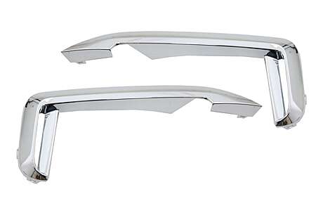 Front Chrome Trims Garnish suitable for BMW 7 Series G12 G11 (2015-02.2019) only M-Tech M-Sport Bumper