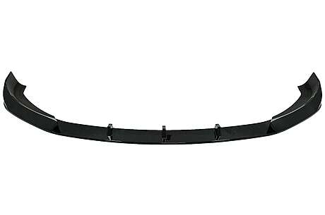 Front Bumper Spoiler Lip suitable for BMW X1 SUV F48 Pre-LCI (2015-2019) Piano Black