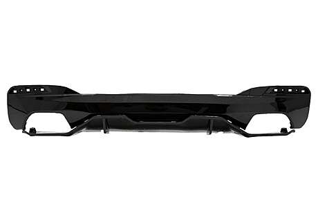 Rear Bumper Diffuser suitable for BMW 5 Series G30 G31 Limousine/Touring (2017-2022) M Performance Design Piano Black