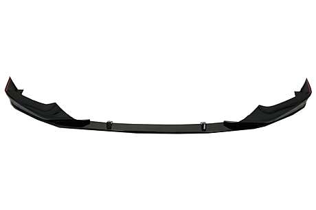 Front Bumper Spoiler Lip suitable for BMW 5 Series G30 Limousine G31 Touring (2017-2019) M Sport Design Piano Black