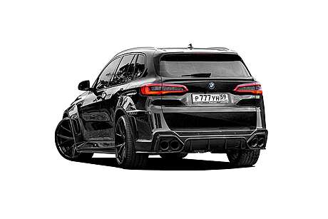 Rear Bumper Diffuser Renegade Punisher BMW G05 X5 2018-2023