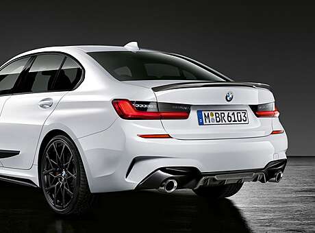 Spoiler de tapa de maletero negro M Performance para BMW G20 M-Sport (original, Alemania)